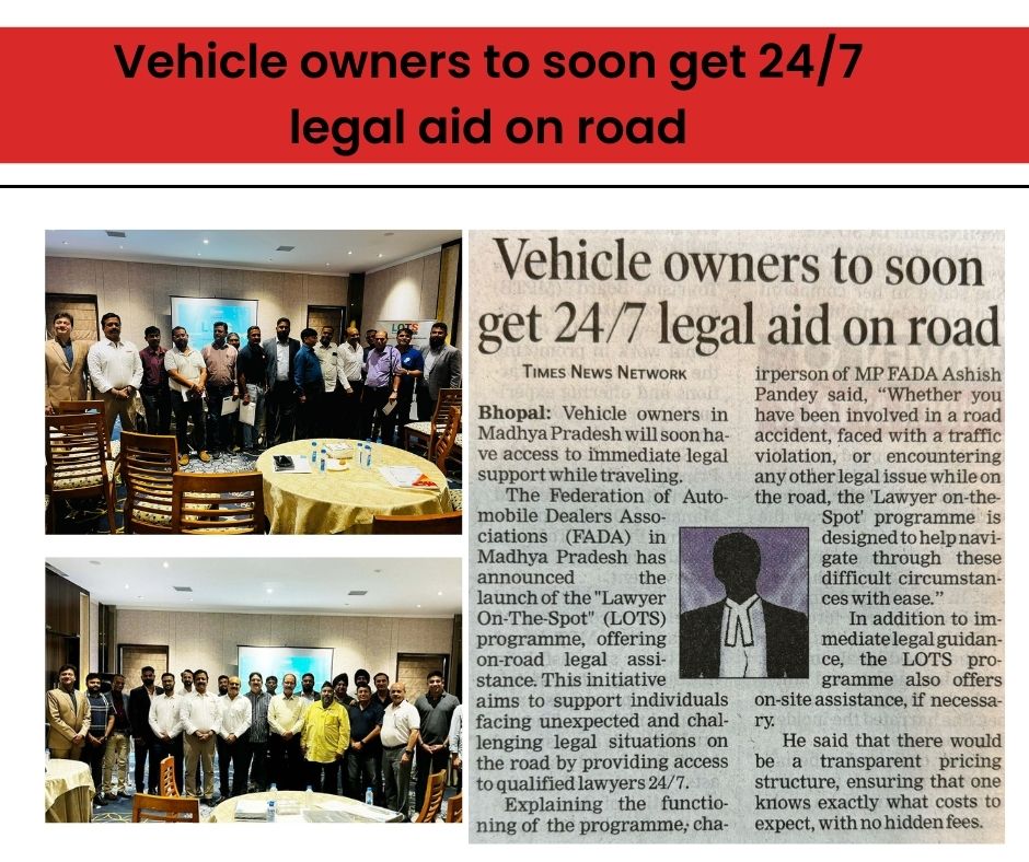 LOTS Launches Across Madhya Pradesh Dealerships, Now Offers 24x7 On-Road Legal Help for Two-Wheelers!